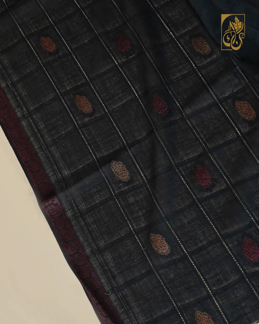 Onyx Veil – Noor-e-Kashmir Summer Luxe Shawl