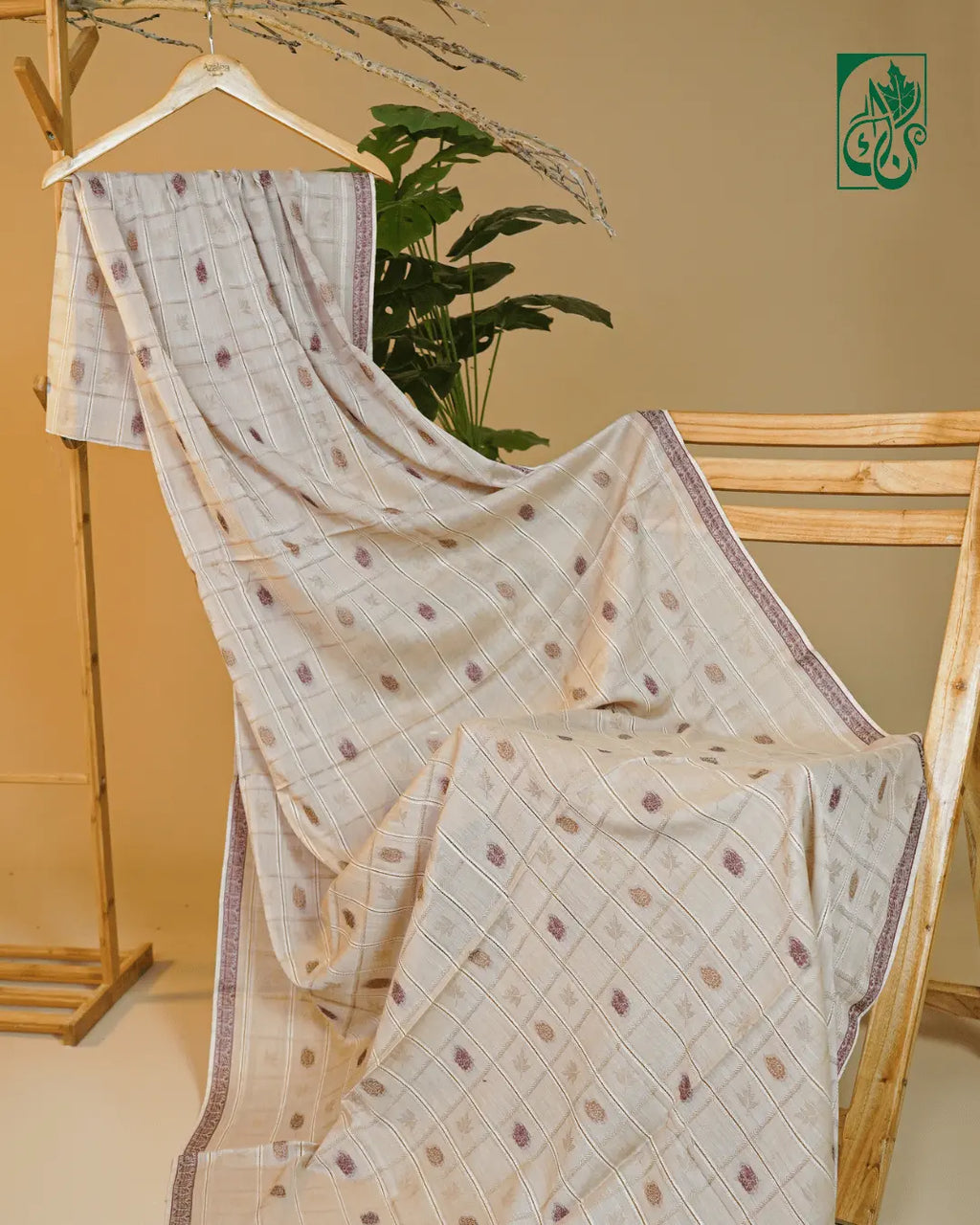 Blush Dew – Noor-e-Kashmir Summer Luxe Shawl