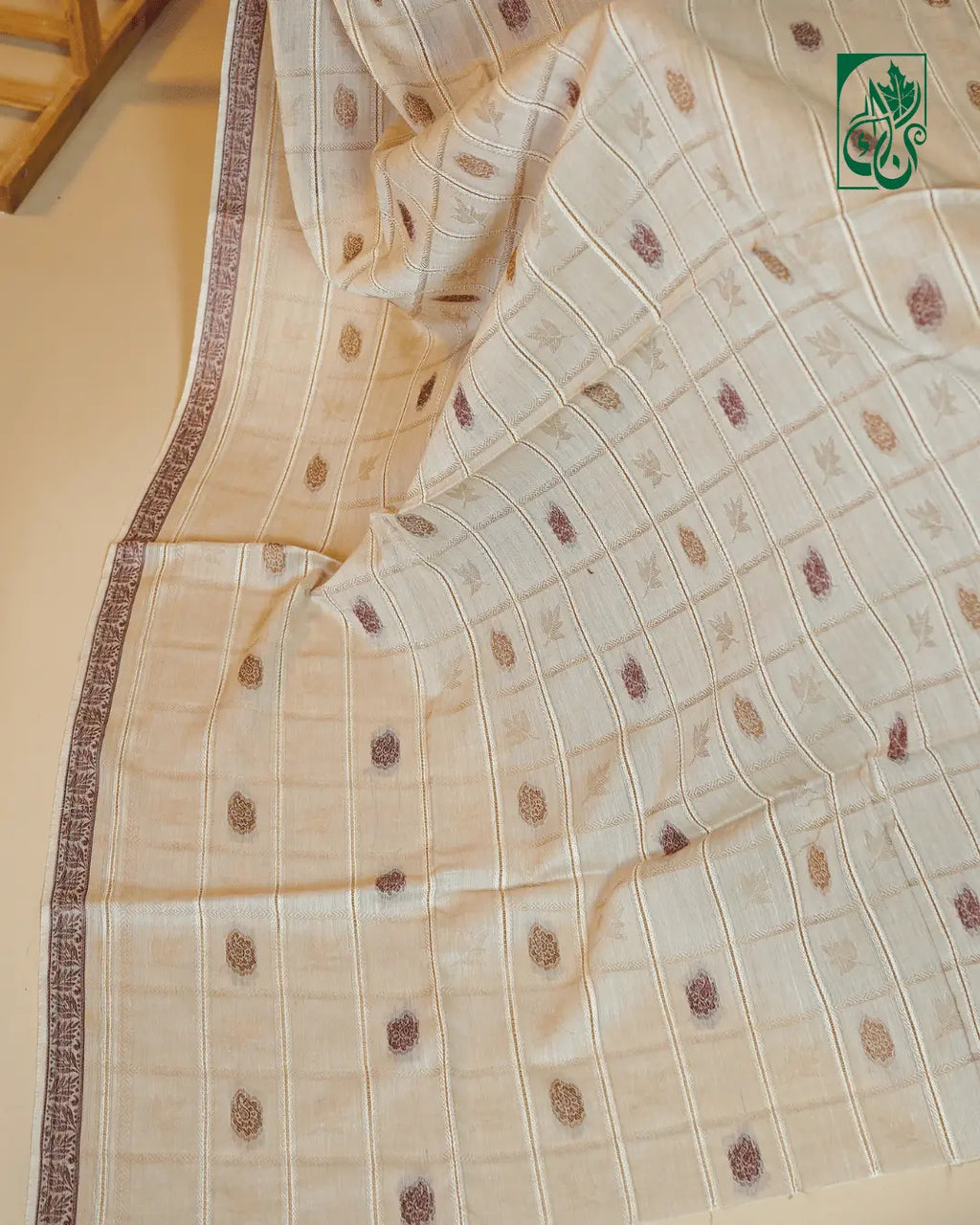 Blush Dew – Noor-e-Kashmir Summer Luxe Shawl