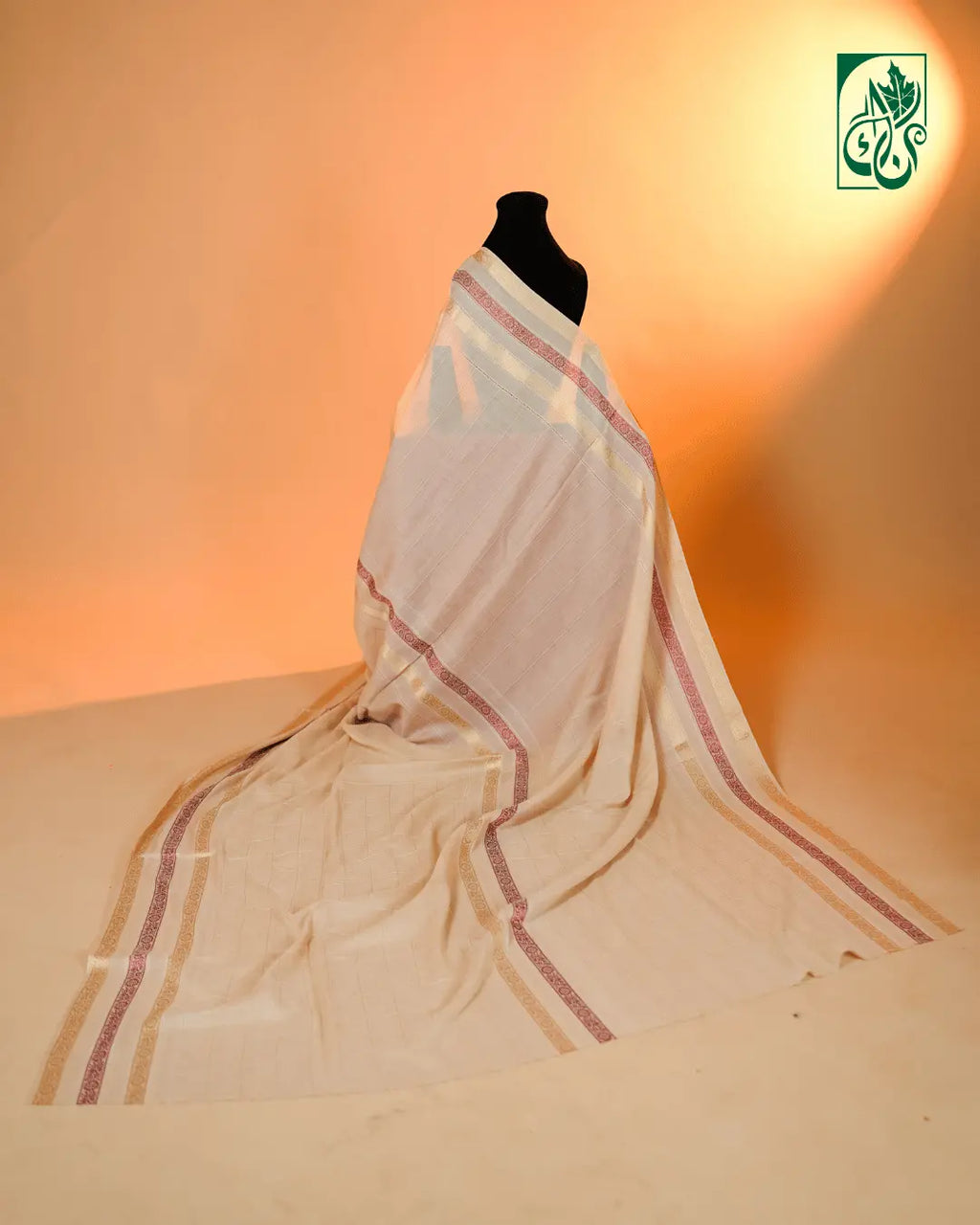 Ivory Glow – Noor-e-Kashmir Summer Luxe Shawl