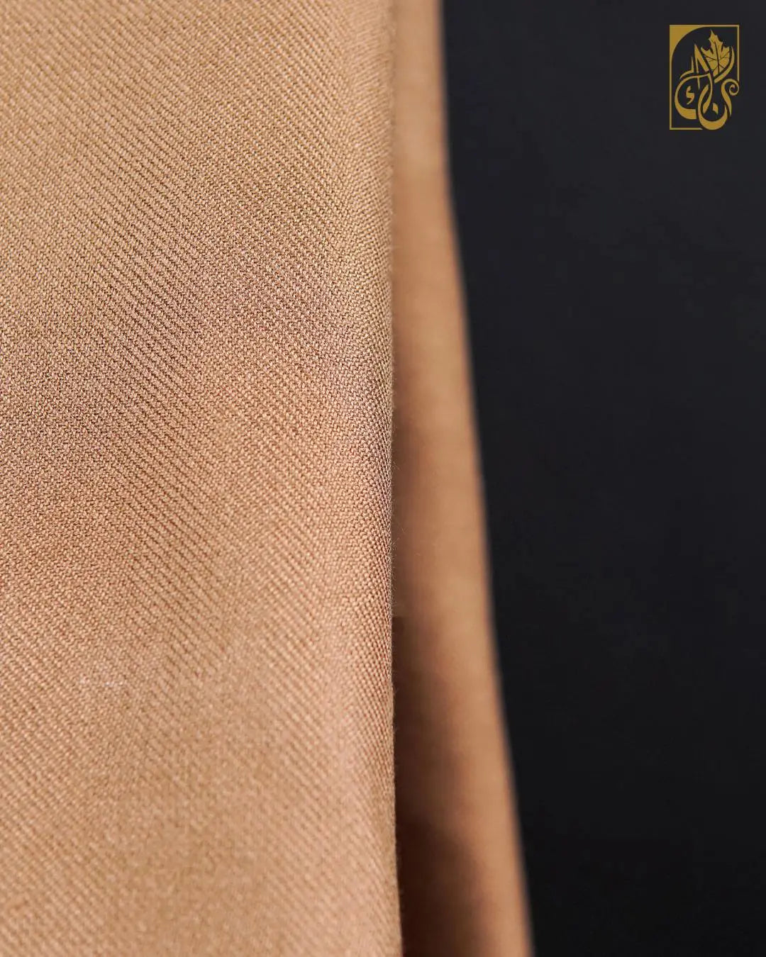 Beige Base Shawl with Woven Border