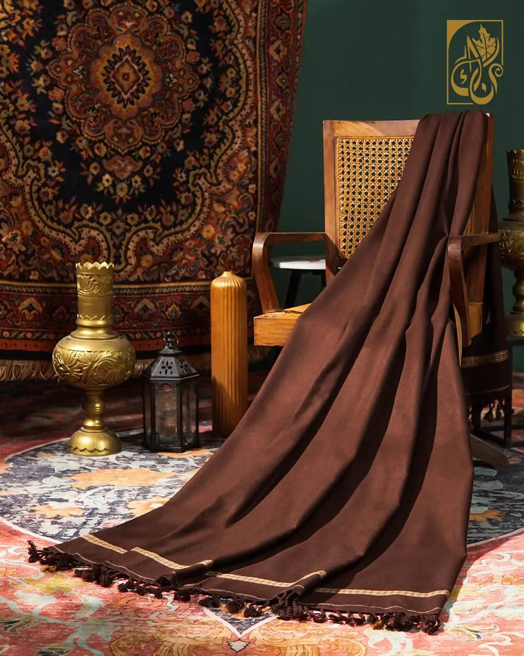 Classic Dark Brown Daily Peshawari Shawl