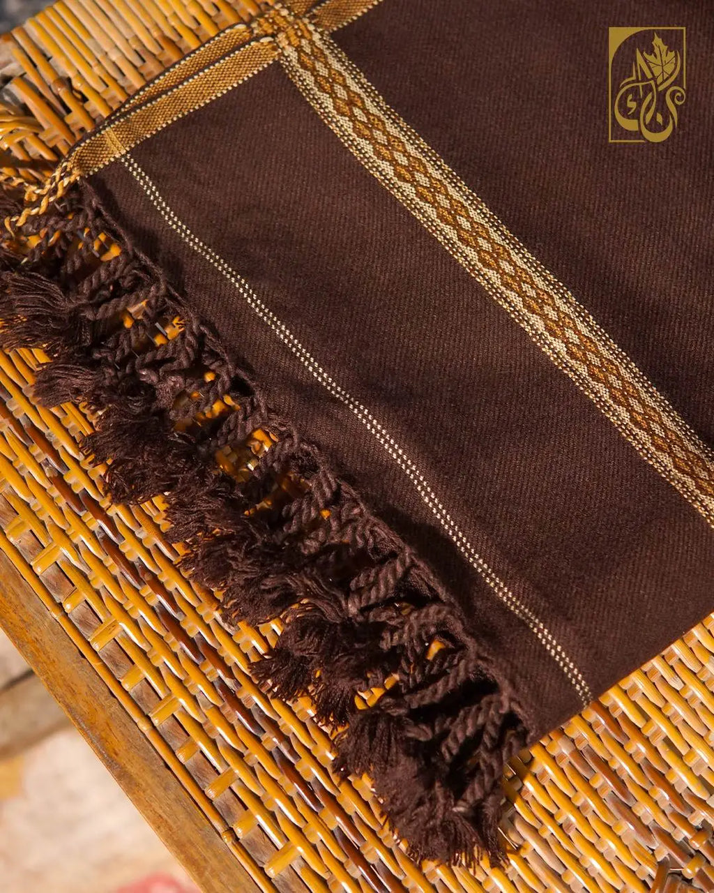 Classic Dark Brown Daily Peshawari Shawl