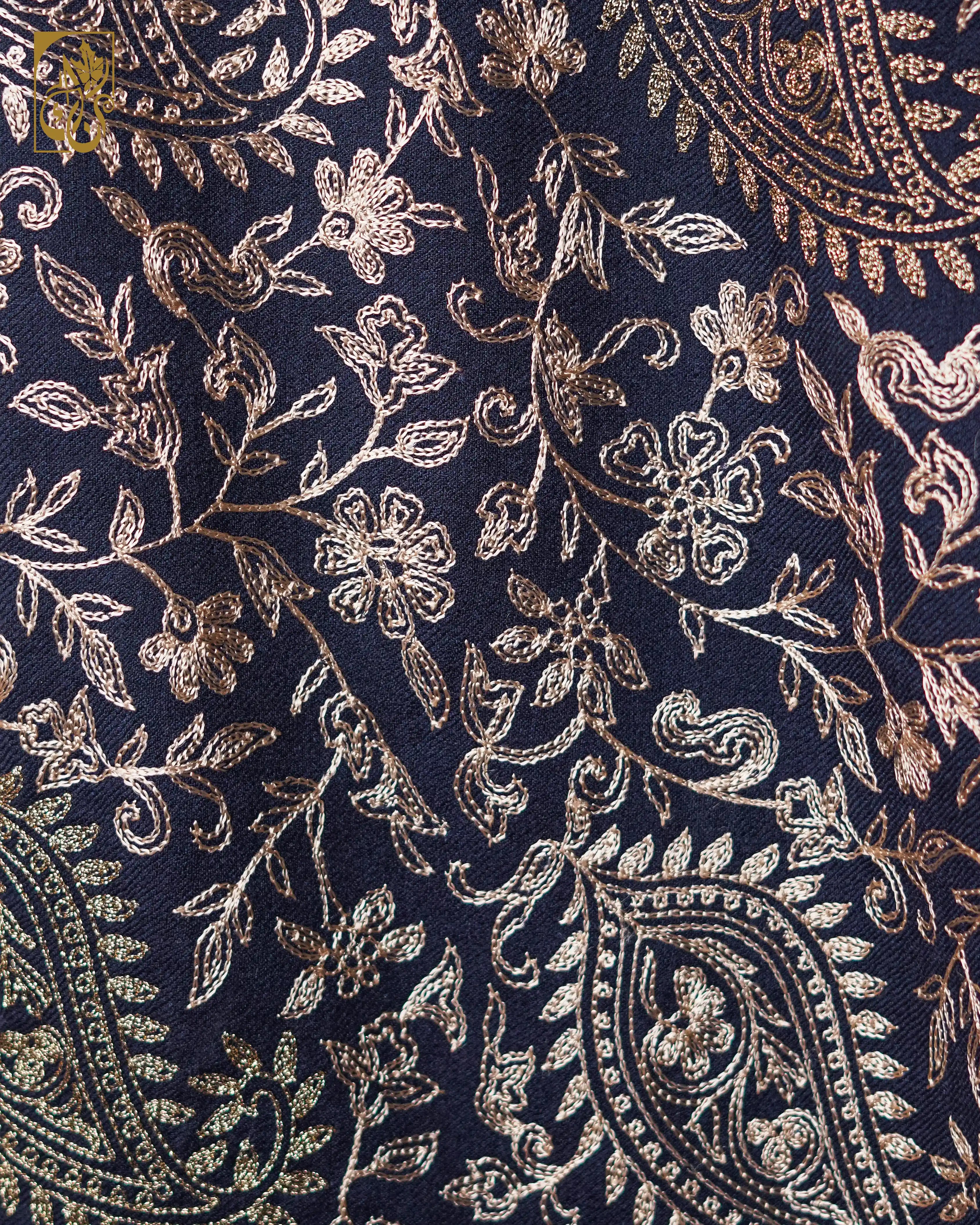 Indus Azure Heritage Drape