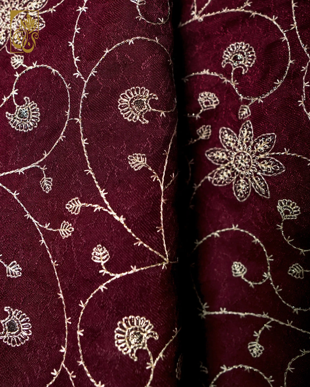 Deep Mahogany Pashmina Shawl