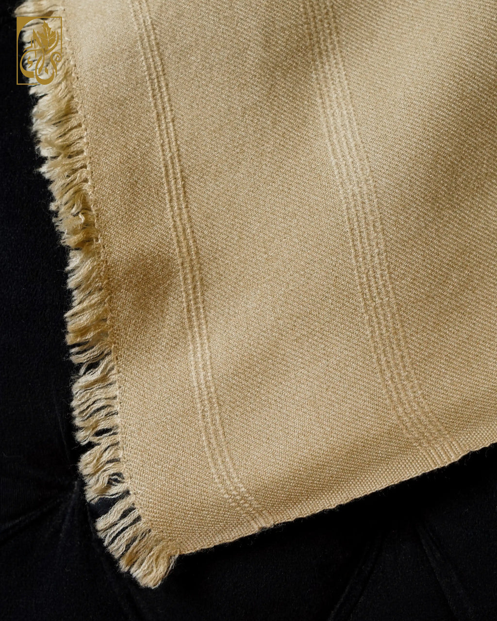 Camel Tone Oversized Pure Wool Shawl - The Essential Layering Piece