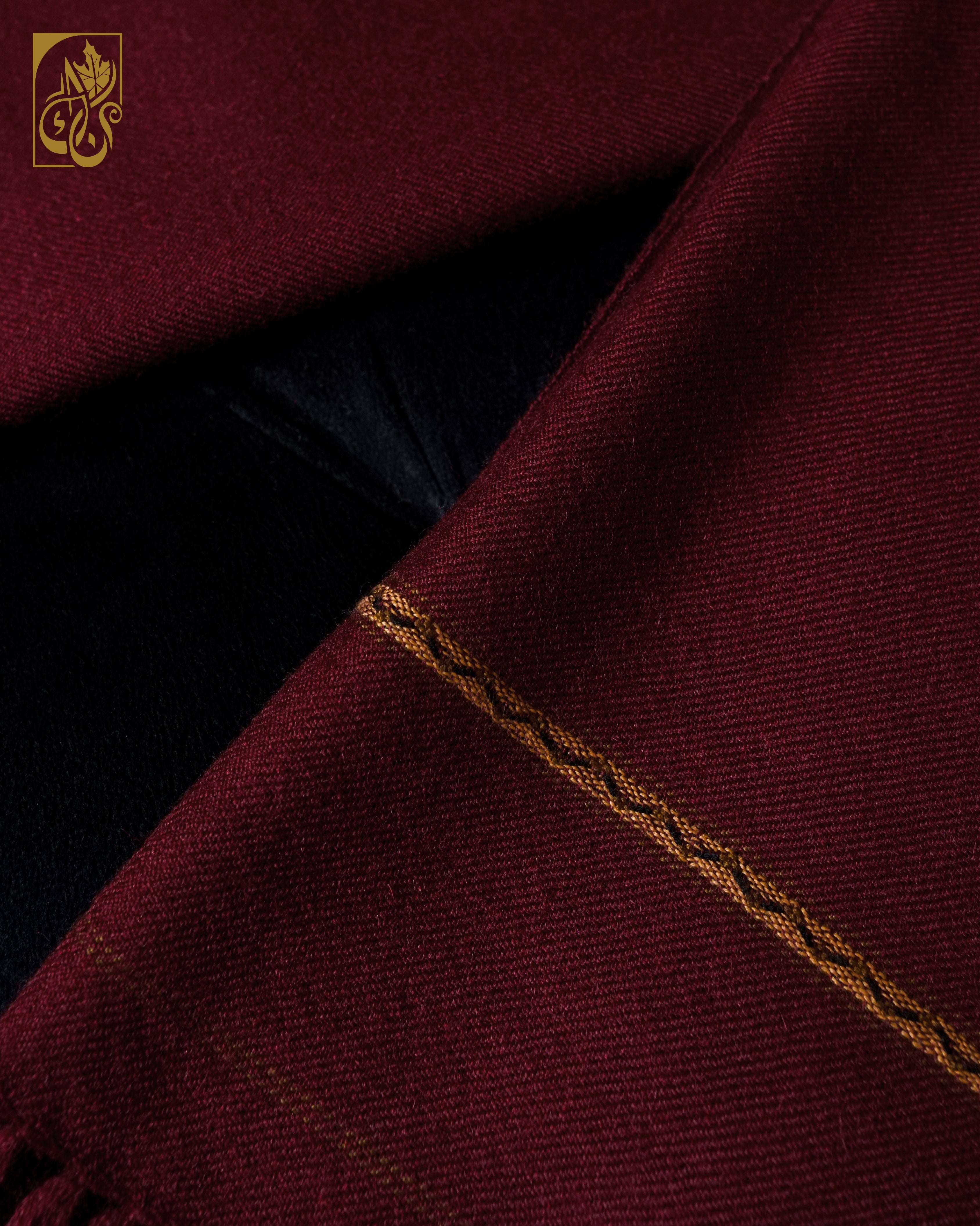 The Ember-Vein – Pure Wool Shawl - “The Heartbeat of the Highlands.