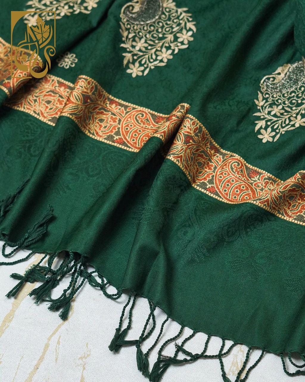 Mehndi Icon — Deep Green