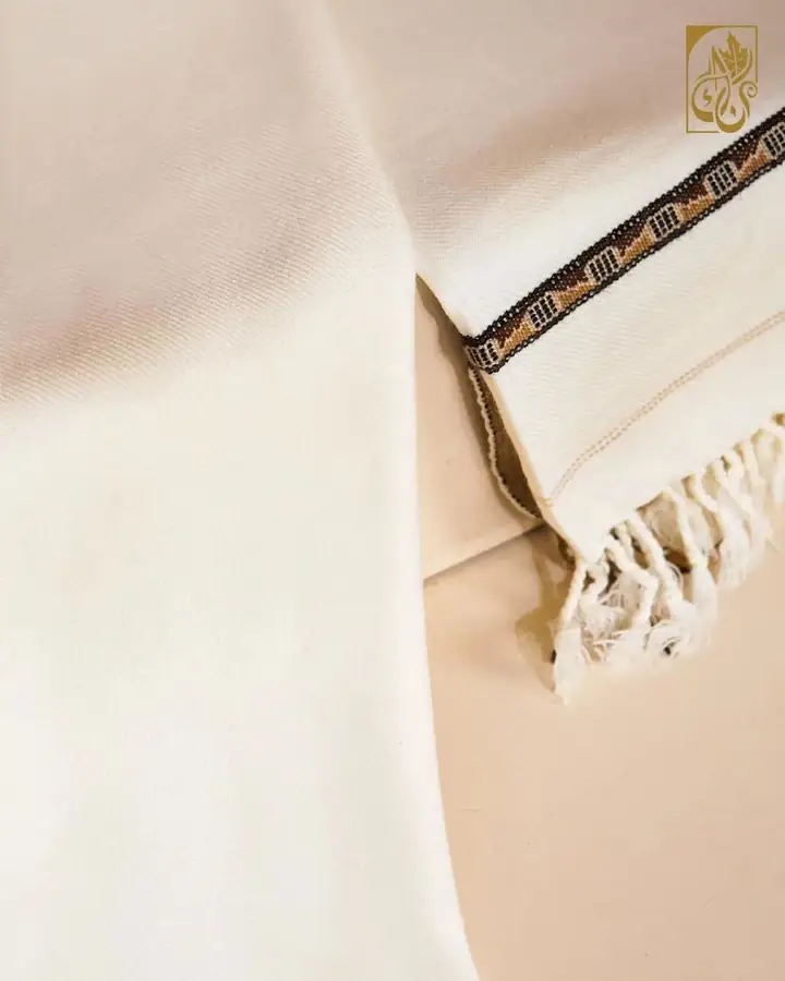 Peshawari Shawl — Ivory