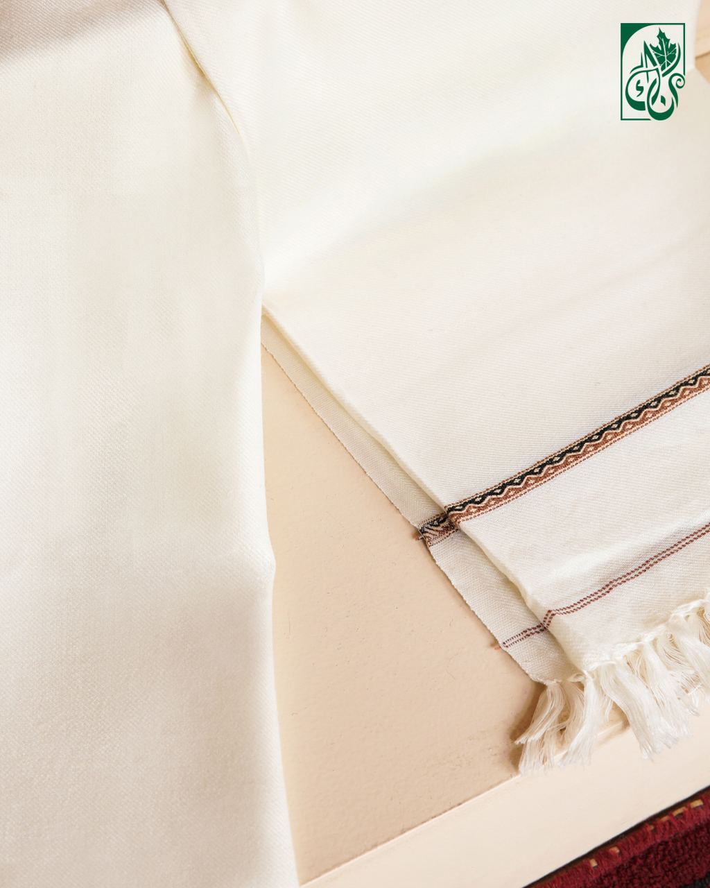 Swati Shawl — Ivory