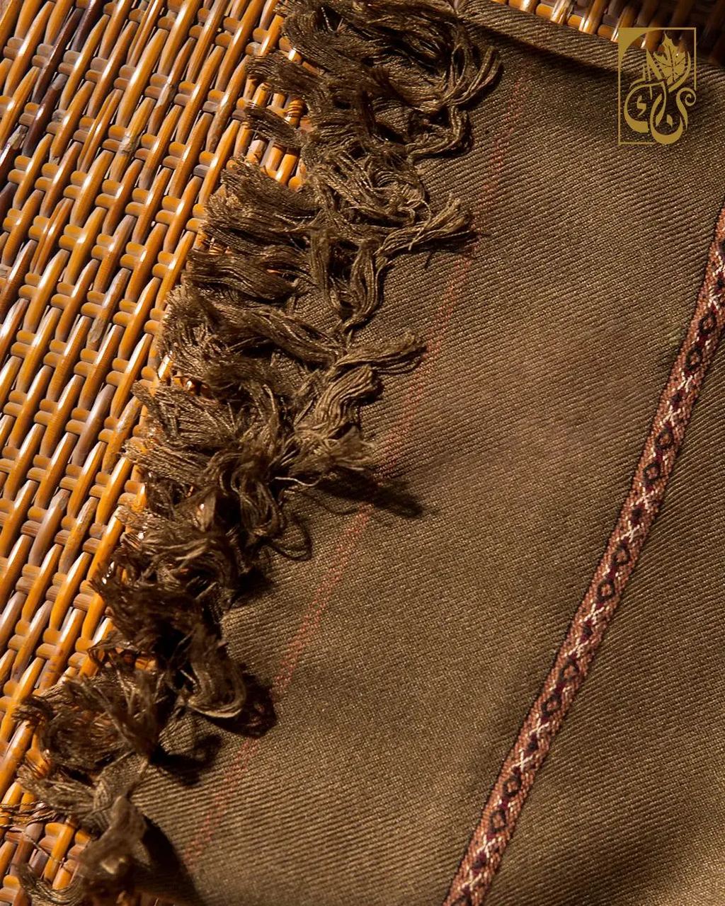 Swati Shawl — Olive Brown